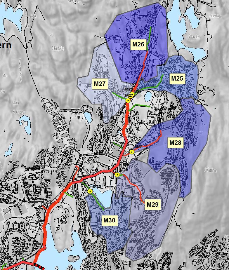 Fyllingsdalen Sammenligner mengde med antall bosatte Beregner teoretisk spillvannsmengde Muliggjør