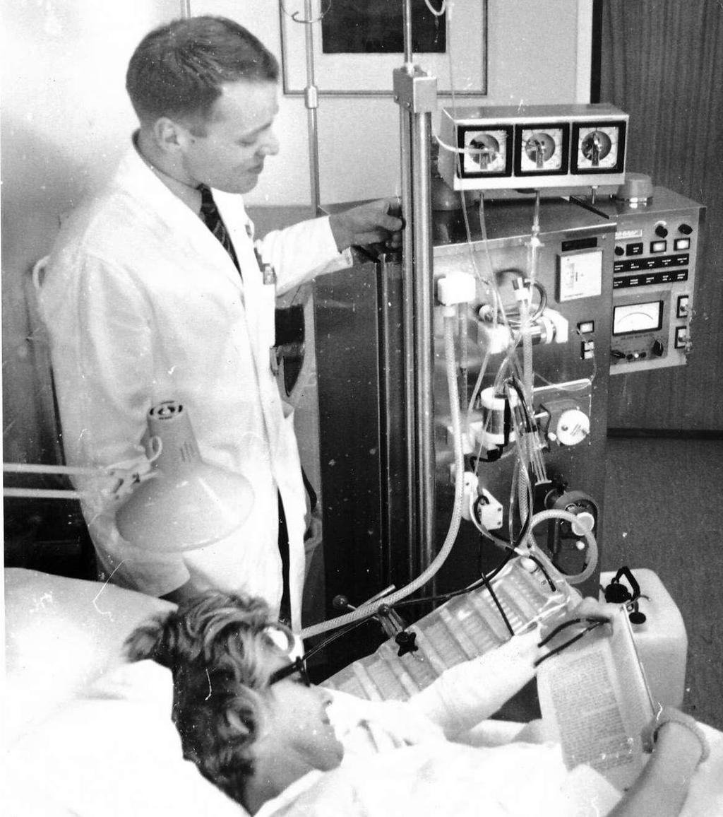 Dialyse ved sentralsykehus: fra 1968 Nyre pr jan.