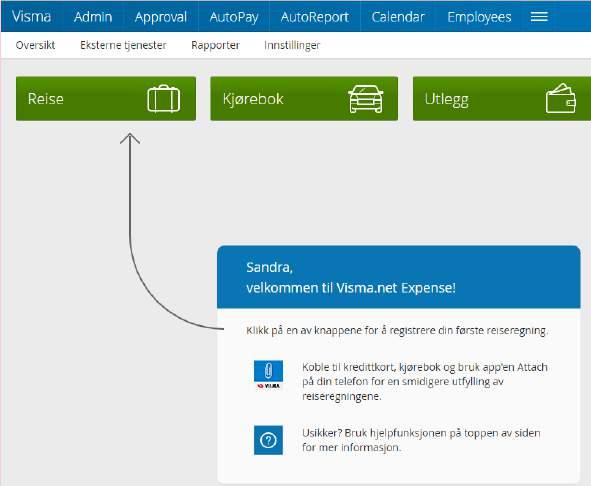 Visma.net Expense Visma.net Expense er reiseregningsmodulen i Visma.net HRM løsningen.