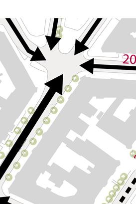 Riddervolds gate har i dag en ÅDT på 2000-2100 Det forventes ikke vesentlige endringer i trafikkforhold og trafikkmengder (Ruter 2015). Figur 2.