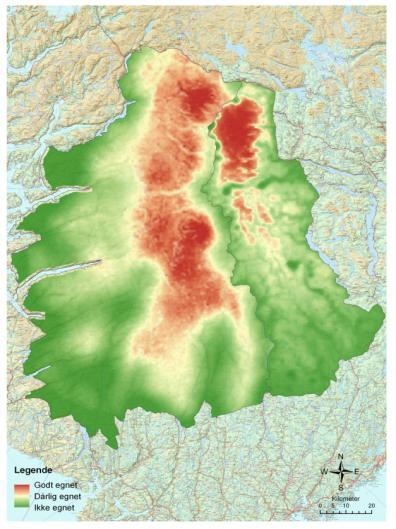 radiomerka reinsdyra samt ulike geografiske datasett som har vært brukt for å modellere reinens arealbruk