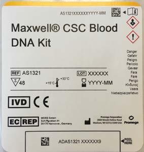 Når du skanner strekkoden, velges protokollen på Maxwell CSC Instrument automatisk. 10852TB 0785TA Figur 37. Kitt-etikett som indikerer strekkoden som skal skannes.