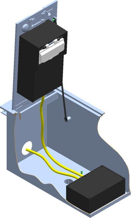 8 Komponenter undergrundsfordelere består av følgende komponenter: Kabelåpning (for lukket drift) Hardgummifordeler Gassfjær V2A gulvboks Fleksibel
