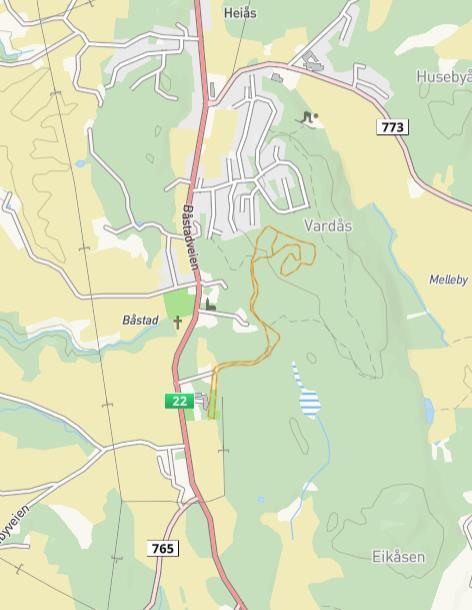 BEREGNING AV STØY FRA BÅSTADVEIEN, RV22, VED BERGERUD (GNR/BNR 159/9) I TRØGSTAD KOMMUNE