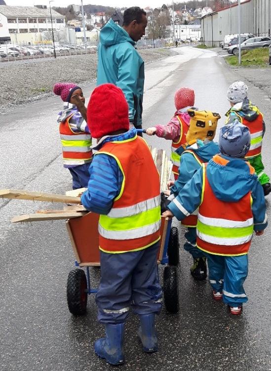 - Er tilstede der barna er; på gulvet, i sandkassen, i toppen av klatreveggen. - Lar humor være en naturlig del av kommunikasjonen i barnehagen. 1.3.2 Varme «Vi gir barnet omsorg og trygghet.