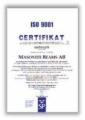 sertifikater for Masonite