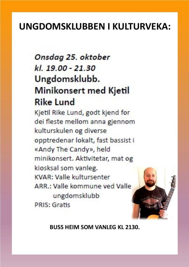 Det var ein topp dag, og heile Kultur og fritid i Valle kommune var involvert!