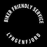 SYKLINGVENNLIG SERVICES BIKER FRIENDLY SERVICES IN LYNGENFJORD Du kjenner igjen logoen til de lokale, sykkelvennlige tjenestene.