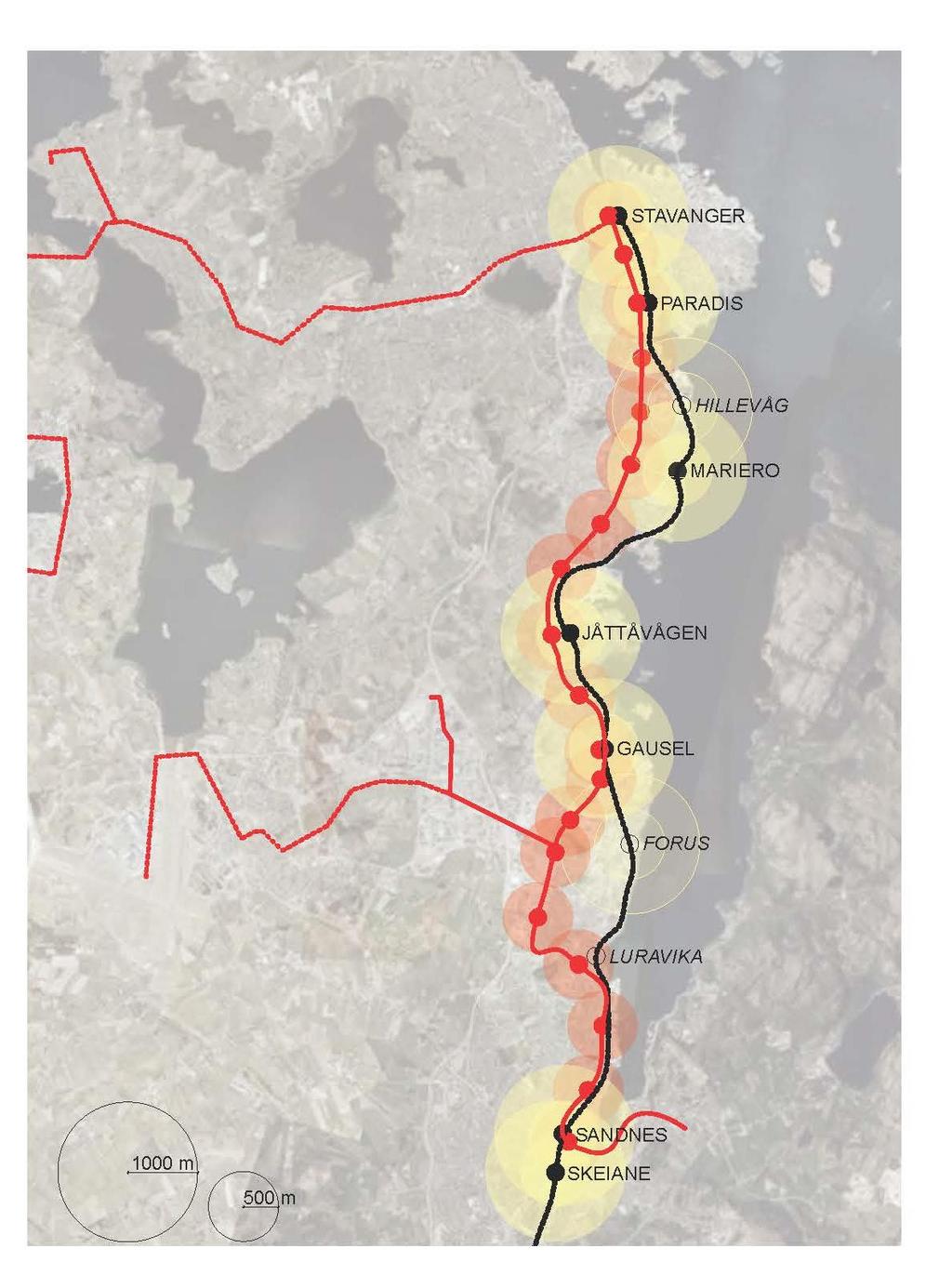 fremfor å gå hvis reisen er lengre enn