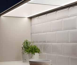 BELYSNING IRSTA-serien IRSTA er en moderne og svært tynn LED-belysning som dekker hele undersiden av veggskapet og derfor sprer et jevnt, skyggefritt lys over hele benkeplata.