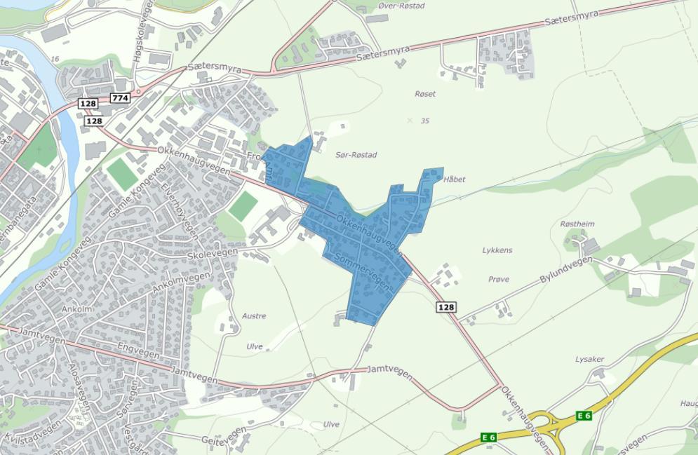 Boligområdet mellom Sommervegen og Kringsjåvegen ble regulert i 1978. De eldre reguleringsplanene erstattes med ny kommunedelplan for Levanger sentrum.