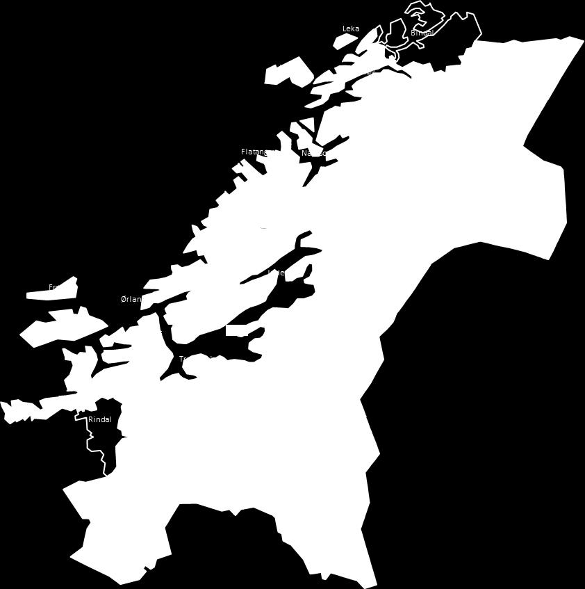 272 544 2093 Namsos 13.051 799 Namdalseid 1.593 770 Grong 2.467 1.136 Høylandet 1.264 755 Overhalla 3.840 730 Lierne 1.389 2.962 Namsskogan 872 1.417 Røyrvik 469 1.585 Fosen Roan Felles 2020 959 4.