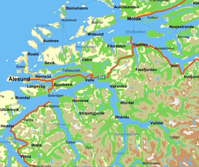 ÅILV er geografisk vid. 10 kommuner og ca. 95.000 innb.