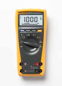 Modeller 175 177 179 generell bruk feilsøking reparasjon innebygd termometer feilsøking reparasjon Basisegenskaper tellinger 6000 6000 6000 avlesninger med sann RMS AC AC AC basisnøyaktighet, DC 0,09