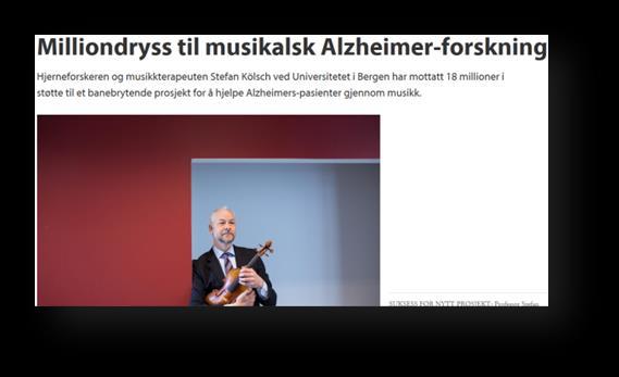 Effects of music instrument lessons on brain plasticity, mood, and quality of life in Alzheimer patients (ALMUTH) Mål: Hjelpe