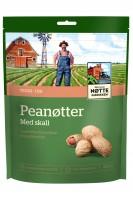 DLN Peanøtter med skall 220 g Tørrøstede Peanøtter med skall, uten tilsatt salt.