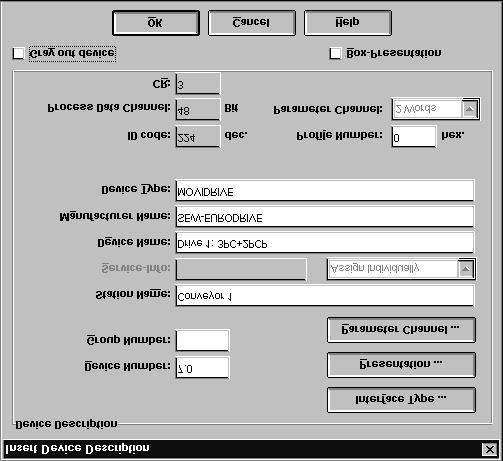 Prosjektering og idriftsetting Prosjektering av INTERBUS-systemet I 0 4 Online-konfigurasjon: Configuration frame/read in (lese inn konfigurasjonsrammen) INTERBUS-systemet kan også installeres