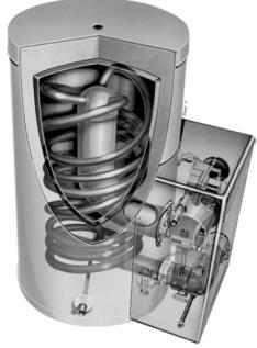 Virkningsgrader for varmtvannsbereder For en elektrisk varmtvannsbereder gjelder: Termisk energi varmtvann Elektrisk energi = 94 % For en gassfyrt varmtvannsbereder gjelder: Nyttig varmemengde