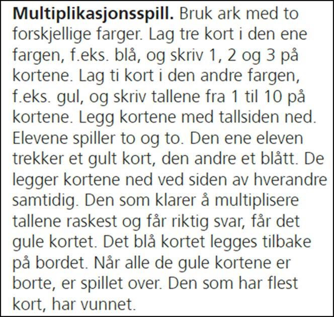 Multiplikasjonsspill