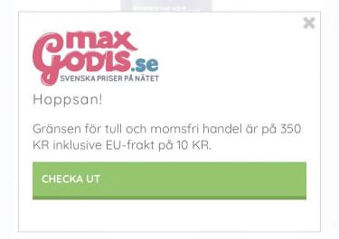 Tollfrigrensen dagens regler Skulle konkurransevridningen vært større? Tolloven 5-9. Vare av mindre verdi (1) Toll skal ikke svares for vare av mindre verdi Forskriften 5-9-1.