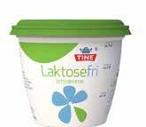 158477 TINE Laktosefri Lettrømme 18 % fett 300 g D-pak: 6.