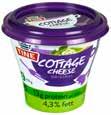 TINE Cottage Cheese TINE Mager Cottage Cheese TINE Cottage Cheese Original 4,3 % 2,5 kg D-pak: 1. EPD-Nr: 2218949 Varenr. 4013, Coopnr. 000000 TINE Cottage Cheese Original 4,3 % 400 g D-pak: 6.