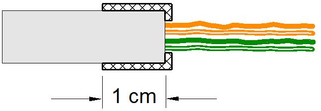P30 Tilkoblinger og kabling Klemmedata Kategori Diameter tråd Diameter isolering Stiv kabel Cat 5e / Cat6 STP 0,36 mm (AWG 27) 0,7 0,75 mm 0,4 0,64 mm (AWG 26 AWG 22) 0,7 1,4 mm Cat 6 STP