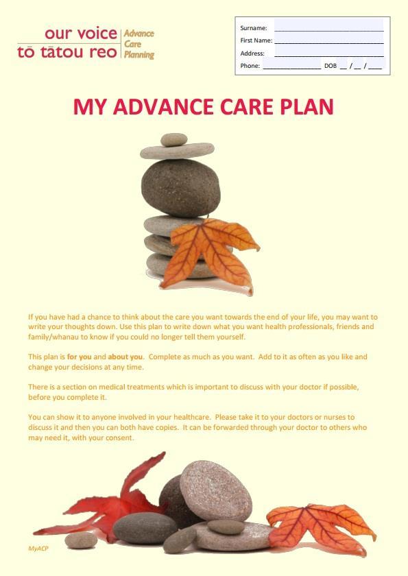 Palliativ plan forskjellige typer Liverpool Care