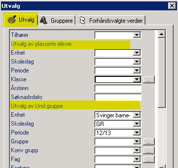 Legg merke til at i dette utvalger er det dobbelt opp av informasjon om enhet, skoleslag og periode.