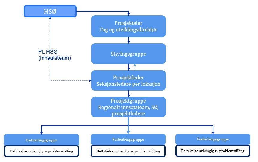 Organisering av forbedringsarbeidet BUPP