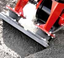 Ved kjøring på grovt materiale fungerer gravemaskinmonterte markvibratorer betydelig bedre, og de er mer smidige ved håndtering av store steiner.