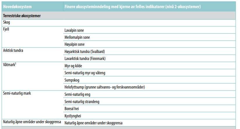 Økosystemet til villreinen: skog,