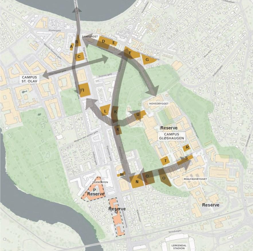 reserve for framtidig utvidelse og ikke som en del av samlingen av NTNU nå.