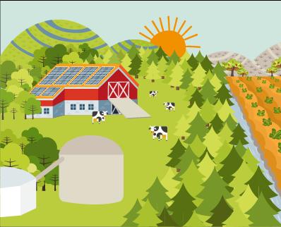 Solenergi i landbruket Gårdsbaserte biogassanlegg Norges Vel bidrar til å gjøre landbruket mer klimavennlig med