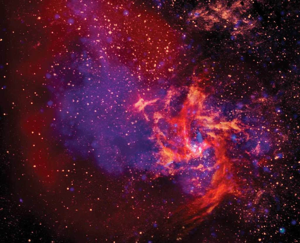 Sort hull: Sagittarius A* Midt i Melkeveien, 26 000 lysår fra jorda 4 millioner solmasser Hendelseshorisont: 0.08 AU 0.