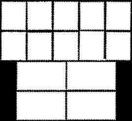 10, 15, 25, 40 og 50 bit, postfrisk.