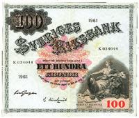 svenske sedler Svenske 100 kr sedler fra 1950- og 60-tallet Vi tilbyr her en