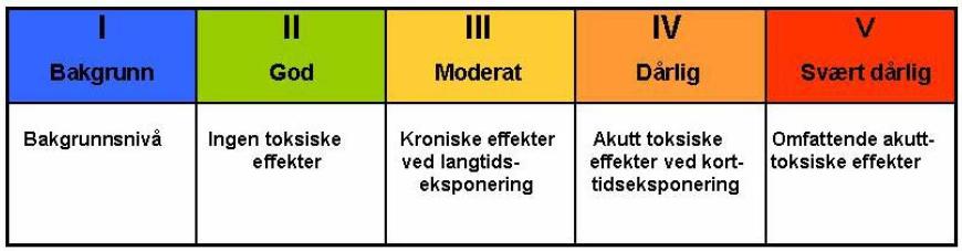 3.0 GENERELT OM TILSTANDSKLASSER OG AKSEPTKRITERIER 3.