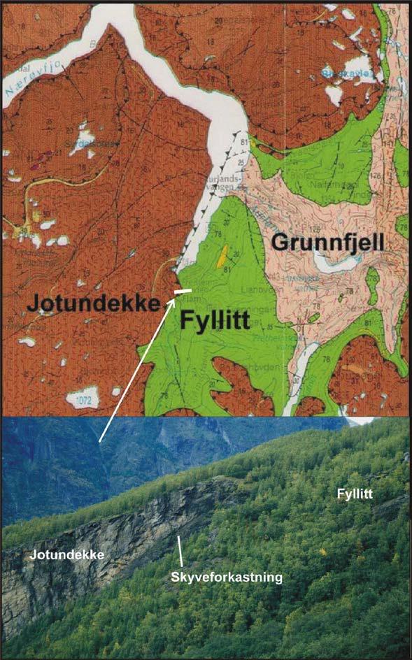 3. GEOLOGISK OVERSIKTSKARTLEGGING Undersøkelsene er fokusert på to områder: 1) kartlegging av unge deformasjoner og bruddstrukturer i fjell og løsmasser og 2) kartlegging av store skredhendelser på