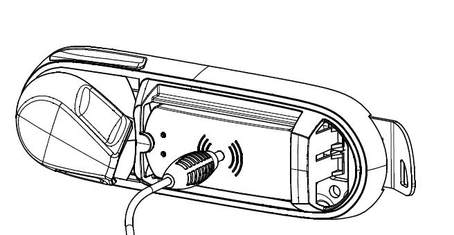 33.2 Nødåpning av E-Motion skaplås 1 2 3 7 Oppdater Initier Åpne Test 4 6 8 7 5 1.