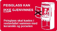 fare for skorsteinsbrann. Fyr aldri slik at ildsted eller rør blir rødglødende. Steng fyringsventilen hvis dette skjer. Optimal regulering av fyringsventilen krever litt erfaring.