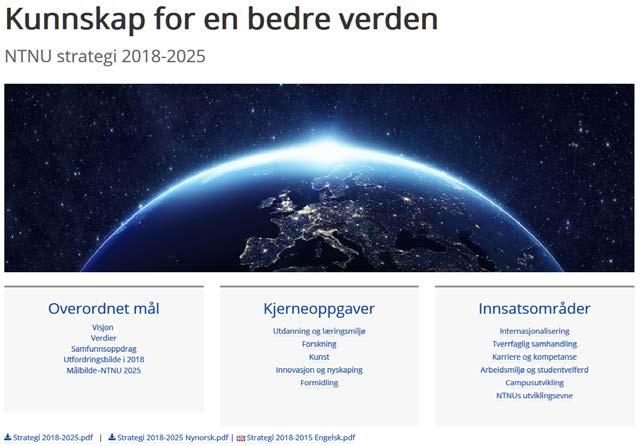 no/ntnus-strategi Kunnskap for