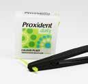 Proxident Tannbørste Proxident tannbørste finnes med normalt og stort skaft. Er utviklet for å passe til personer med nedsatt håndfunksjon.