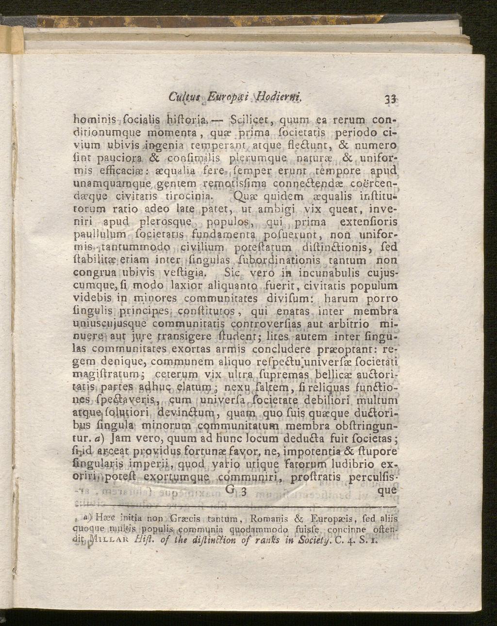 Cultus EuYopcei "Hodierm. 33 hominis facialis hifloria, Scilicet, quum ea rerum condirionurnque momenra, qua?