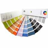 Ved tilvalg av malingsfarge på vegg kan du velge blant lyse farger innenfor NCS-systemet. maks 3 farger pr bolig.