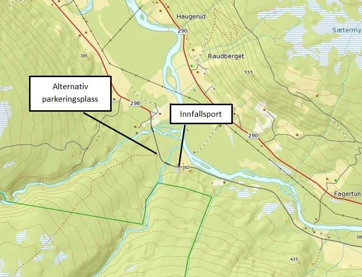 Øyum/Sørmoen Kommune Beliggenhet Grunneier Skilting Infrastruktur Antall parkerte biler på befaringstidspunkt.