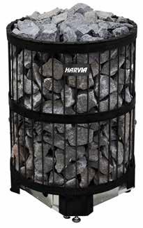 280,- Veil. kr 2.190,- Harvia Legend 150 vedfyrt badstueovn Vitalitet fra urkraft Harvia Legend har et større stenmagasin enn tradisjonelle badstueovner, og gir den optimale badstueopplevelse.