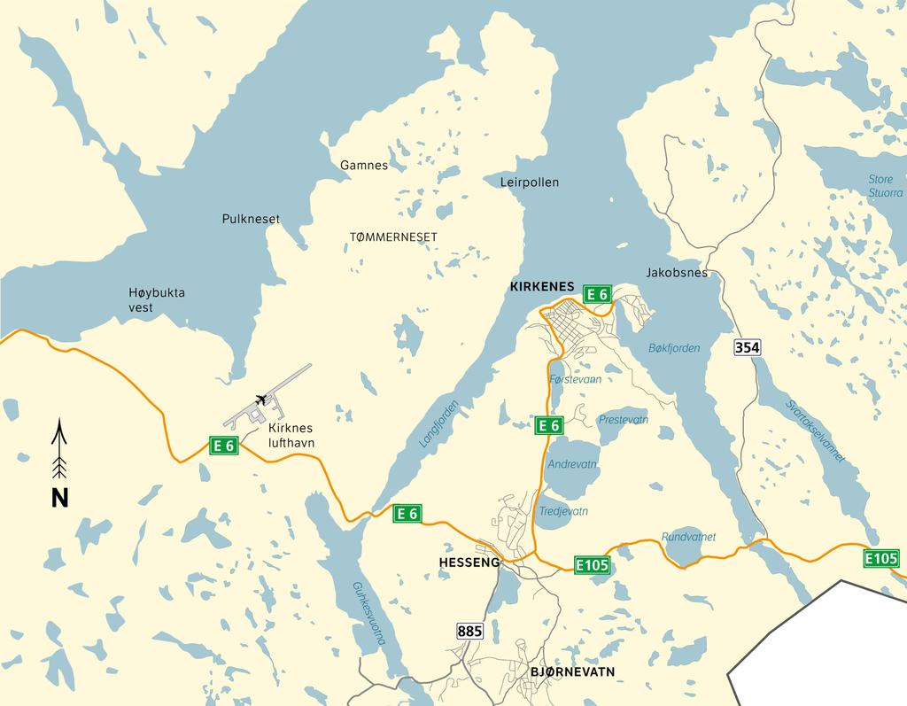 Region nord Vegavdeling Finnmark Plan og forvaltning 15.