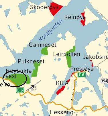5. Konseptet Høybukta vest Vurderingene av Høybukta vest forutsetter at området Høybukta/utløpet av Noselva ikke berøres direkte av utbyggingen, dvs. at det ikke foretas inngrep i dette området.