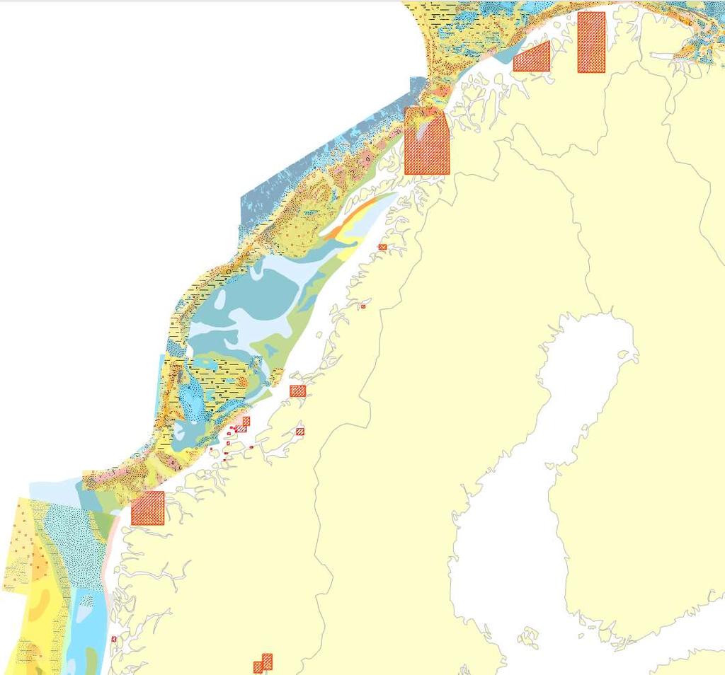 Nye områder under arbeid Område med marine grunnkart Områder med marine grunnkart på kysten Stor etterspørsel etter heldekkende